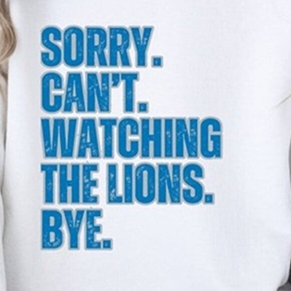 Retro Detroit Football Sweatshirt Lions Crewneck NFL Fan Gift Apparel 79 - Picture 2 of 5
